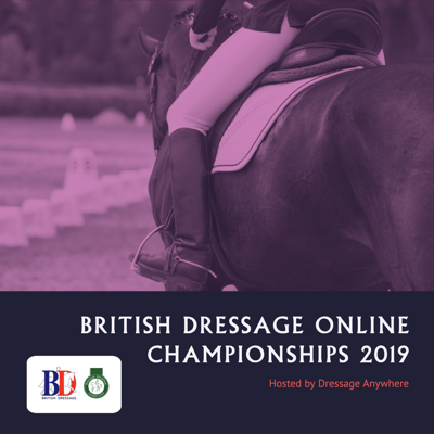 British Dressage Online Dressage Championships 2019