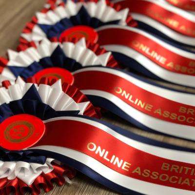 BD Online Associated Championship rosettes