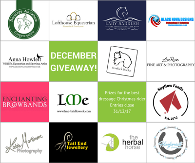December giveaway sponsors