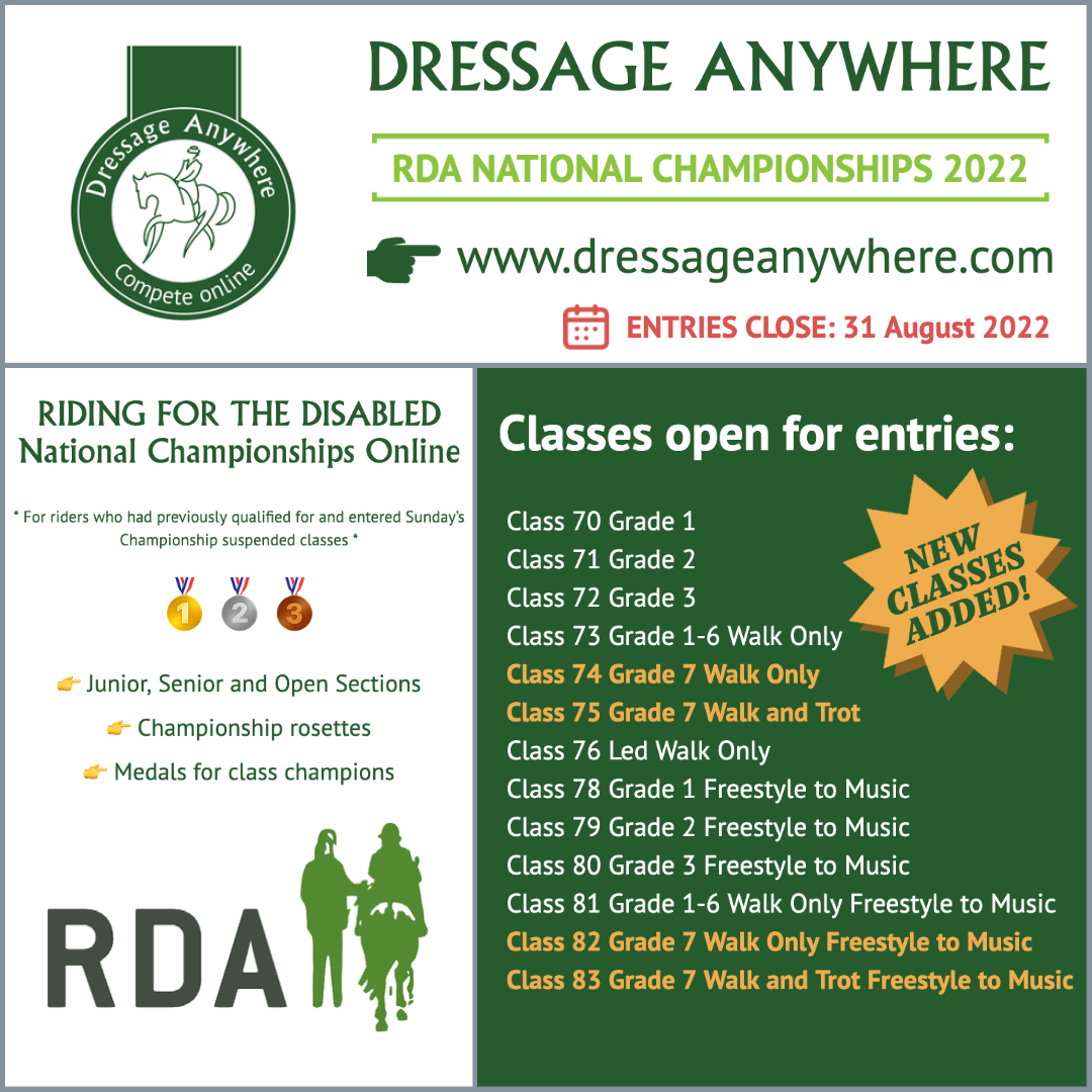 RDA Nationals Online Schedule